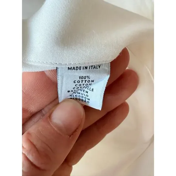 Ralph Lauren Black Label Men's Dress Shirt White Italian French Cuff 15 - Picture 10 of 11